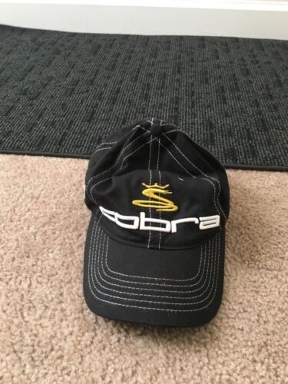 Cobra Men's Adjustable Strap Back Cap Hat